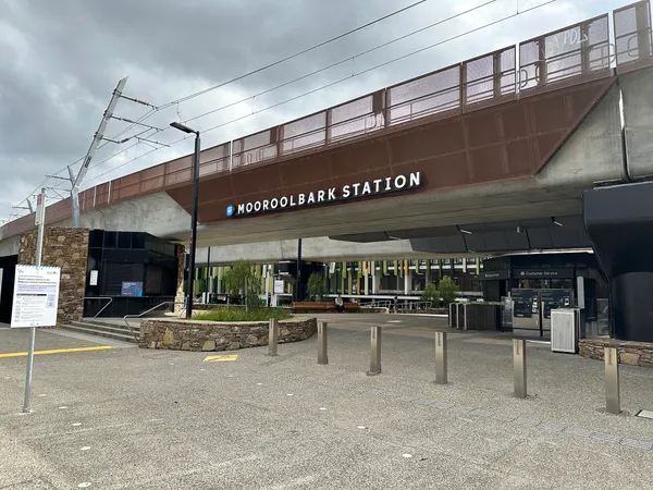 Railway construction site